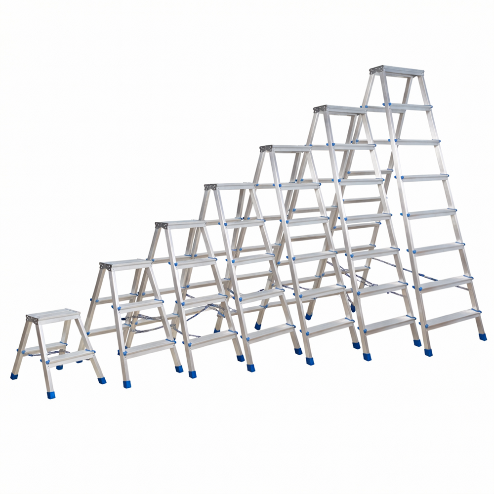 Двухсторонняя алюминиевая стремянка VIRASTAR GORA